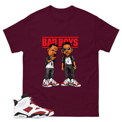 Bad Boys Shirt - Match White Air Jordan 6 Carmine
