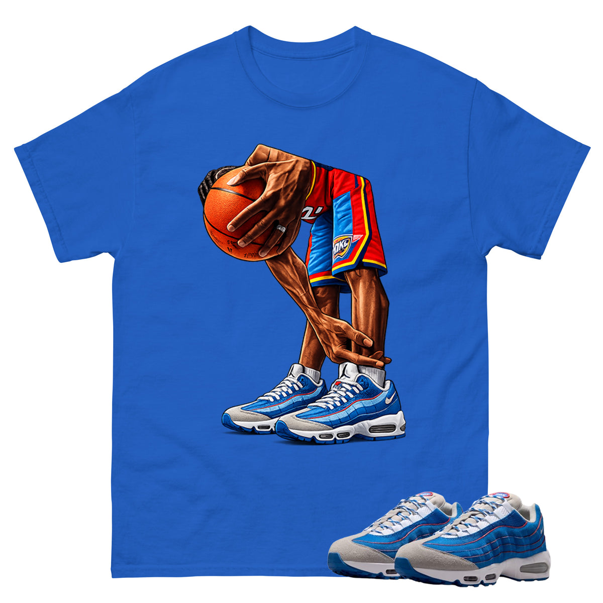 Ball Time Graphic Tee, Shirt to Match Air Max 95 Big Bubble Blue, Air Max 95 Big Bubble Blue Lawson Unisex Shirt