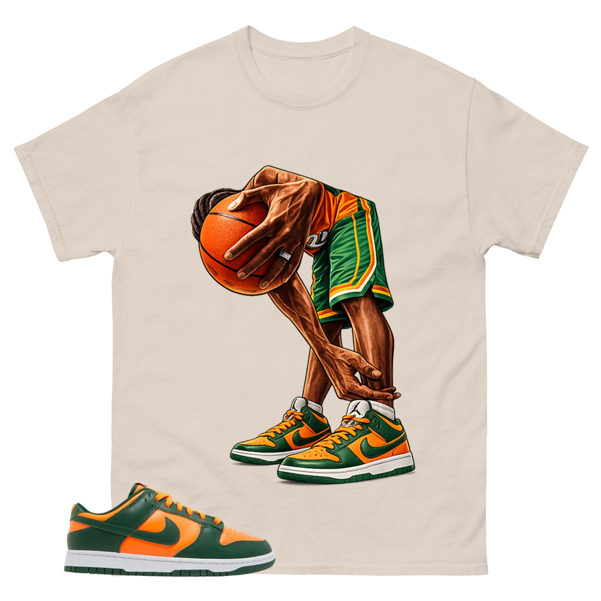Ball Time Shirt - Match Green Dunk Low Miami Hurricanes