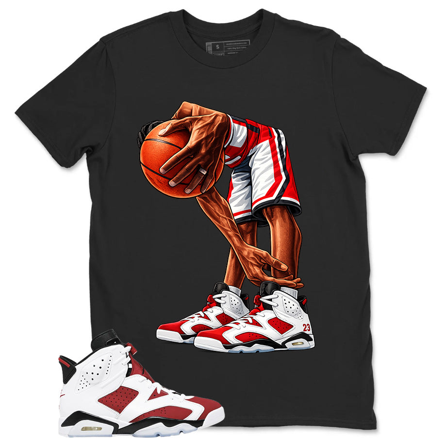 Ball Time Shirt - Match White Air Jordan 6 Carmine