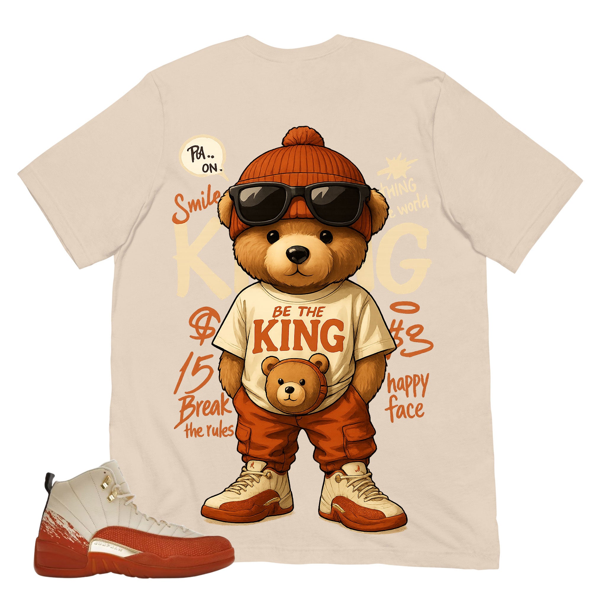 Be The King Shirt - Match Eastside Golf x Air Jordan 12 'Out the Mud'