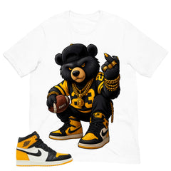 Bear 23 Shirt - Match Air Jordan 1 Yellow Toe