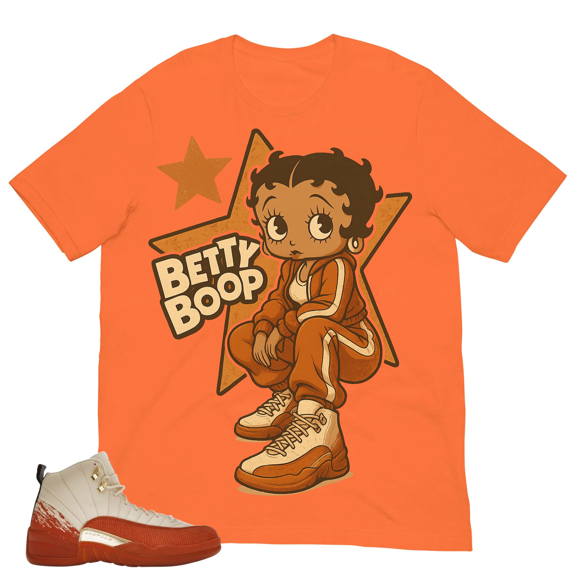 Betty Boop Shirt - Match Eastside Golf x Air Jordan 12 'Out the Mud'