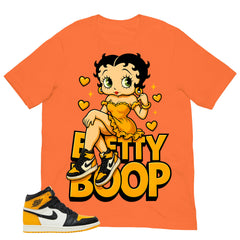 Betty Boop Shirt - Match Air Jordan 1 Yellow Toe