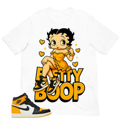 Betty Boop Shirt - Match Air Jordan 1 Yellow Toe