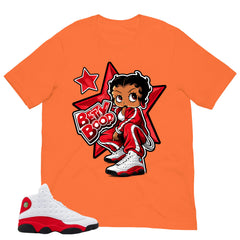 Betty Boop Shirt - Match Air Jordan 13 'True Red' 2026