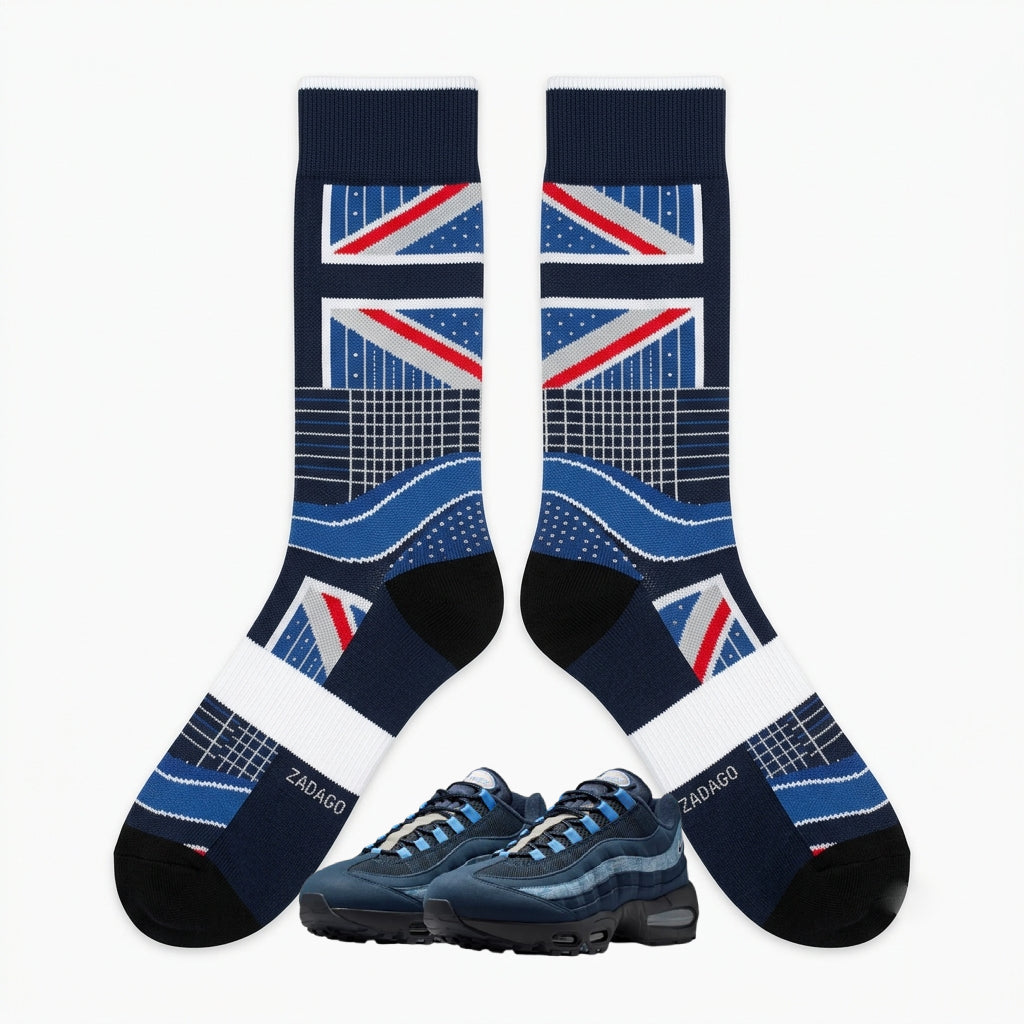 Big Bubble SE Socks – Air Max 95 Inspired Mid-Calf Unisex Crew Socks