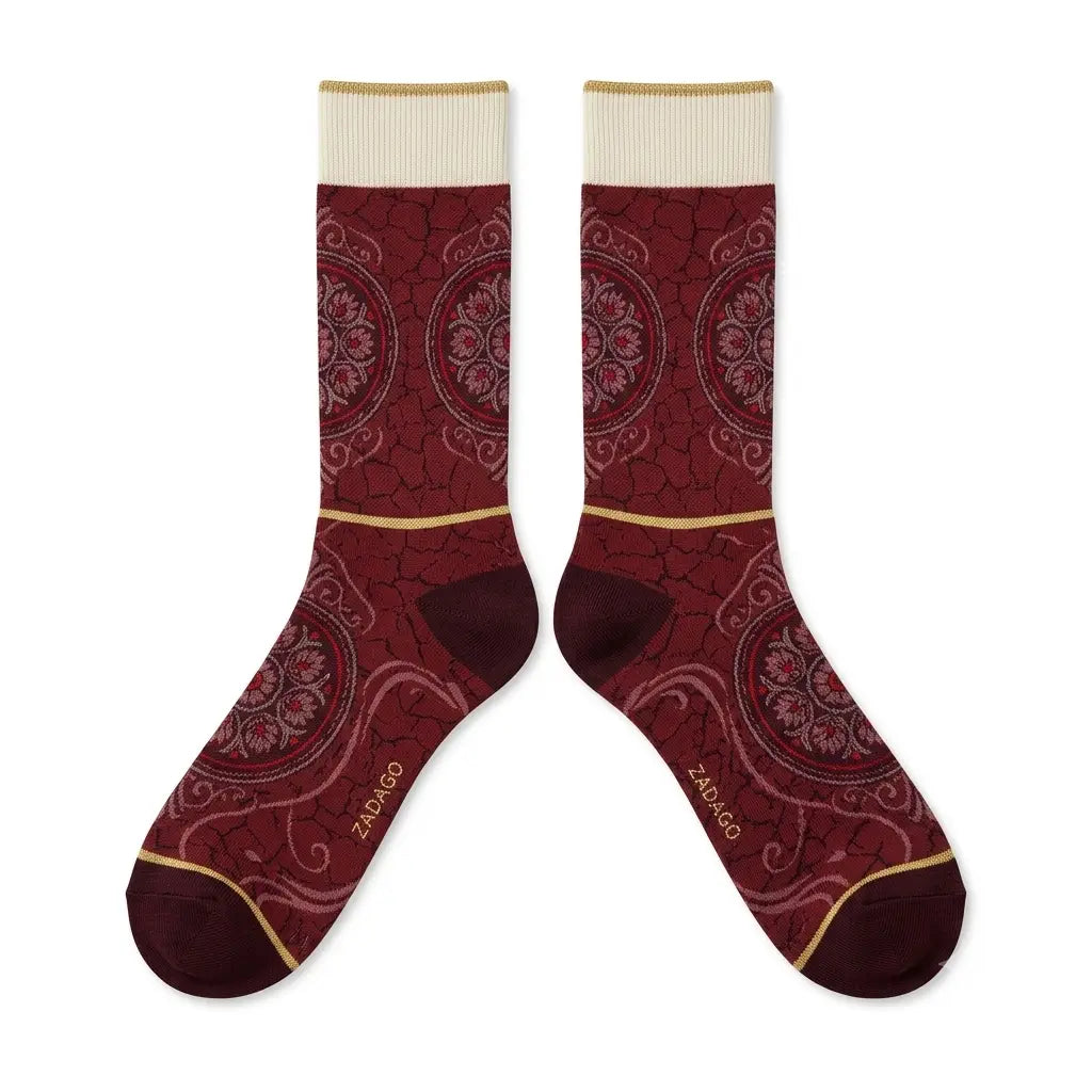 Bin23 Sneaker Match Socks – Air Jordan 3 Inspired Mid-Calf Crew Socks