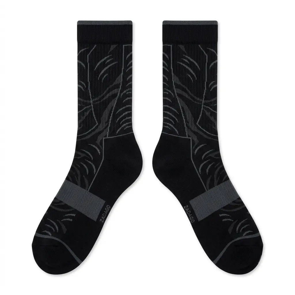 Black Cat Socks – Air Jordan 4 Retro Inspired Mid-Calf Unisex Crew Socks