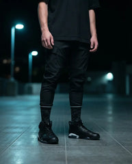 Black Cat Socks – Air Jordan 6 Inspired Mid-Calf Unisex Crew Socks