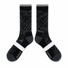Black Cat Socks – Air Jordan 6 Inspired Mid-Calf Unisex Crew Socks