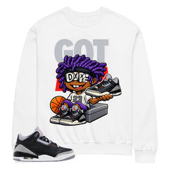 Black Cement 3s Zadago Shirt Got Em Dope Graphic