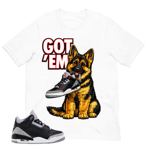 Black Cement 3s Zadago Shirt Got Em Gs Graphic