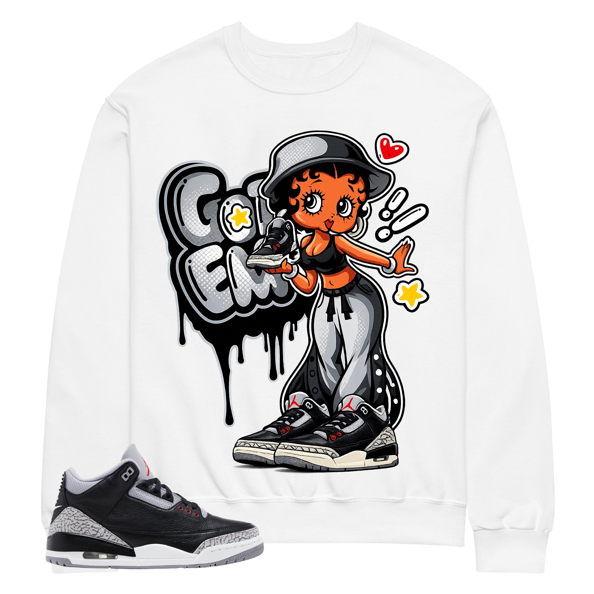 Black Cement 3s Zadago Shirt Got Em Lady Graphic