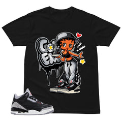 Black Cement 3s Zadago Shirt Got Em Lady Graphic
