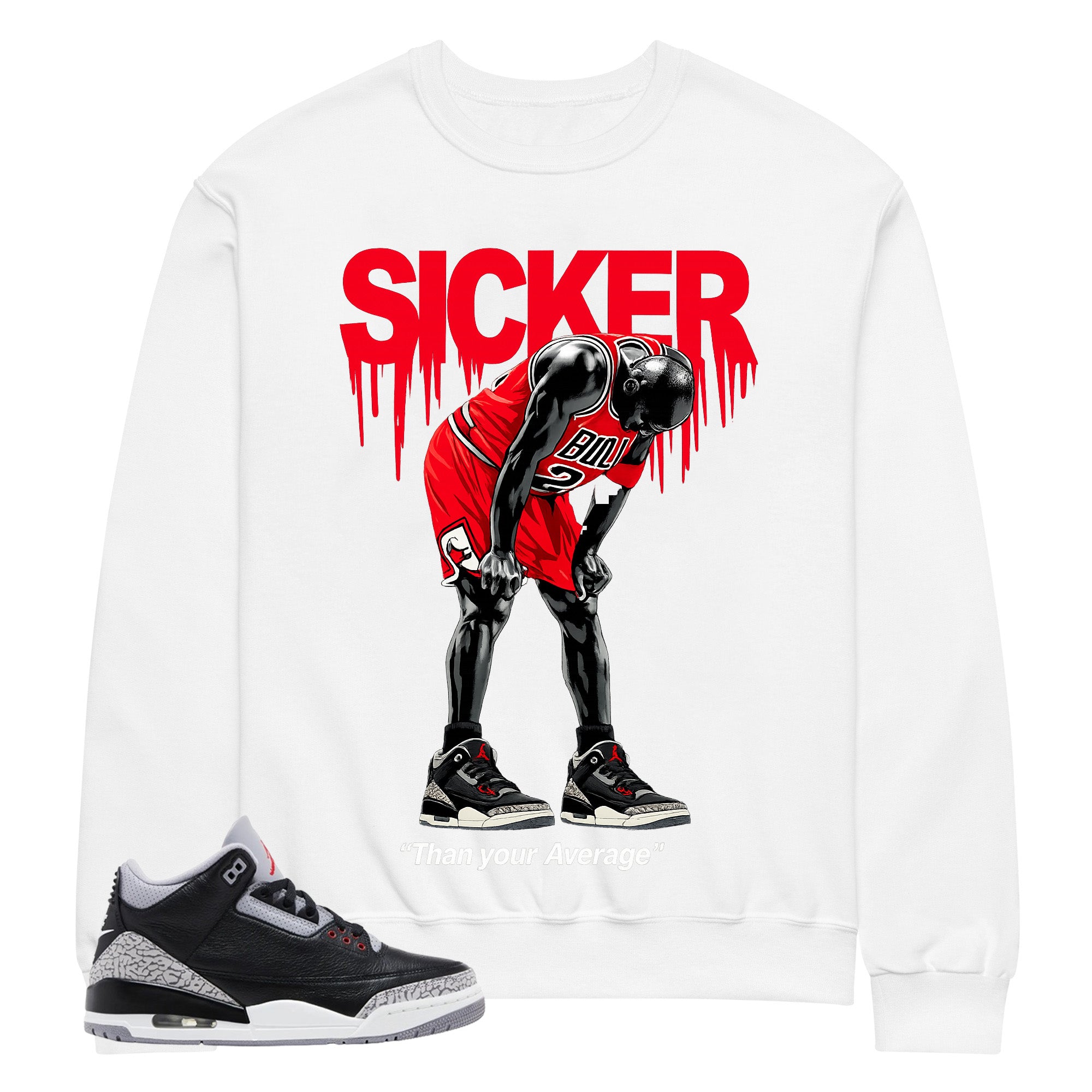 Black Cement 3s Zadago Shirt Sicker Than Your Average Graphic