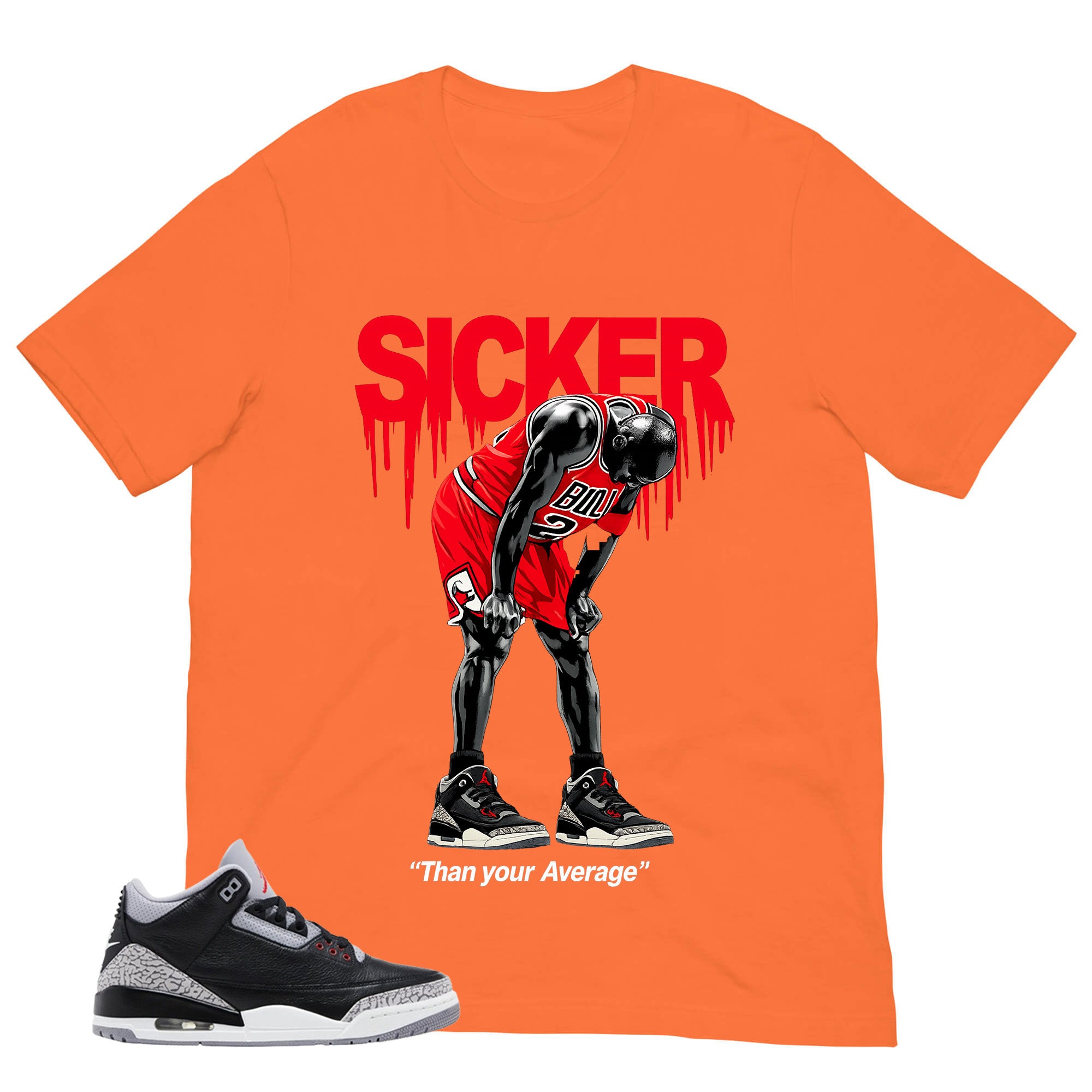 Black Cement 3s Zadago Shirt Sicker Than Your Average Graphic