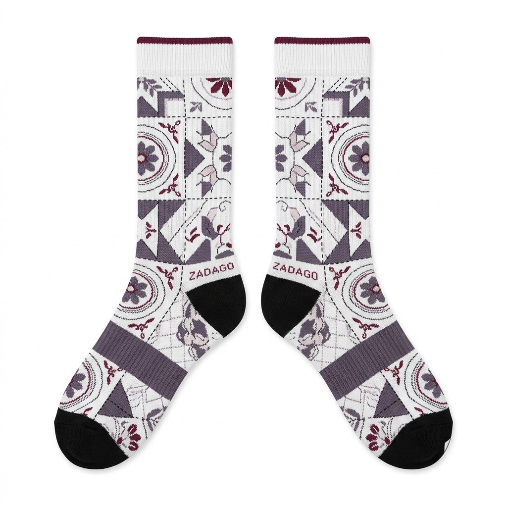 Black Collective Socks – A Ma Maniere x Air Jordan 5 Inspired Mid-Calf Unisex Crew Socks