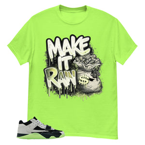 Black Night Silver Chase B x Travis Scott Jumpman Shirt Make It Rain Graphic