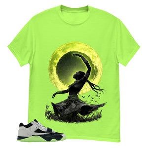 Black Night Silver Chase B x Travis Scott Jumpman Shirt Moon Girl Graphic