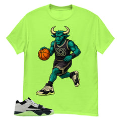 Black Night Silver Chase B x Travis Scott Jumpman Shirt Raging Bull Graphic
