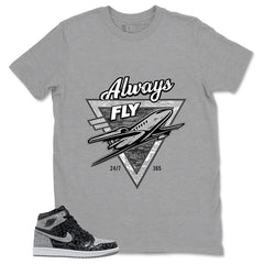 Black Rebellionaire 1s Zadago Shirt Always Fly Graphic