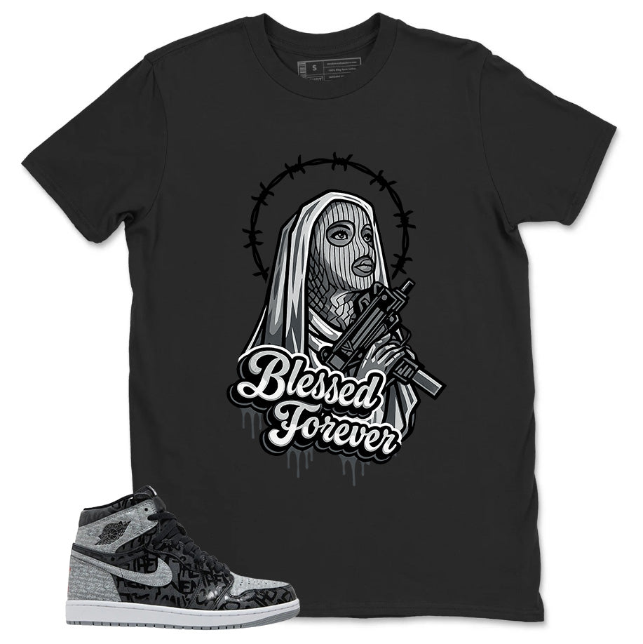 Black Rebellionaire 1s Zadago Shirt Blessed Forever Graphic