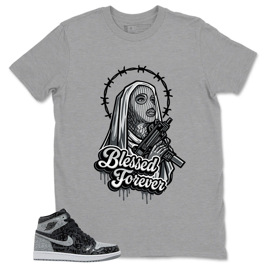 Black Rebellionaire 1s Zadago Shirt Blessed Forever Graphic