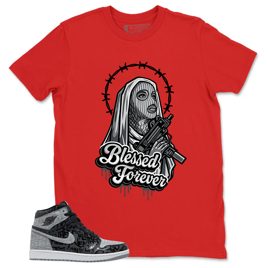 Black Rebellionaire 1s Zadago Shirt Blessed Forever Graphic