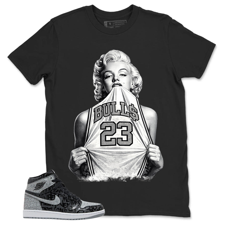 Black Rebellionaire 1s Zadago Shirt Bull 23 Marilyn Graphic