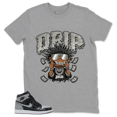 Black Rebellionaire 1s Zadago Shirt Drip Rich Graphic