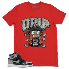 Black Rebellionaire 1s Zadago Shirt Drip Rich Graphic