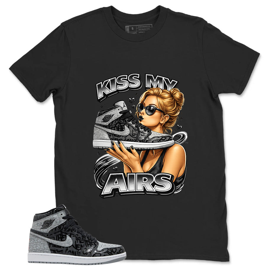 Black Rebellionaire 1s Zadago Shirt Kiss My Airs Graphic