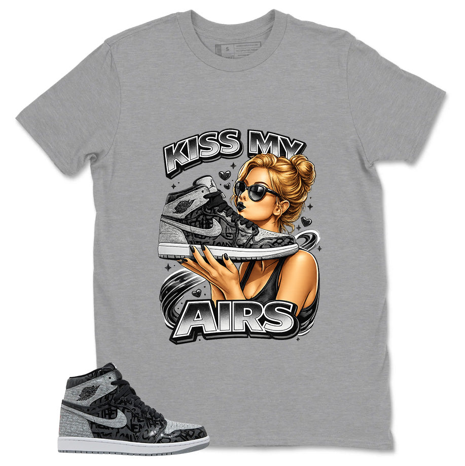 Black Rebellionaire 1s Zadago Shirt Kiss My Airs Graphic