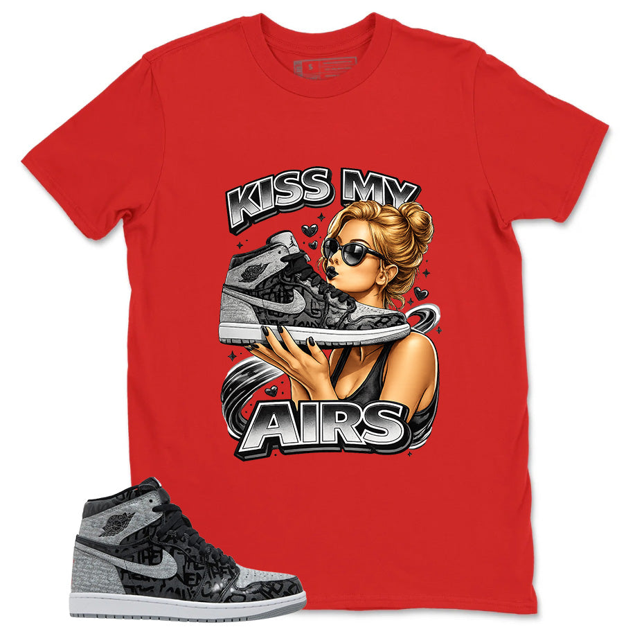 Black Rebellionaire 1s Zadago Shirt Kiss My Airs Graphic