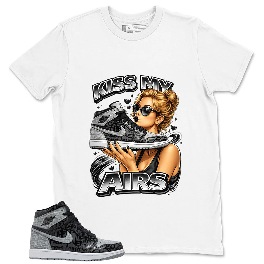 Black Rebellionaire 1s Zadago Shirt Kiss My Airs Graphic
