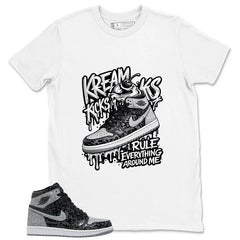 Black Rebellionaire 1s Zadago Shirt Kream Kicks Graphic
