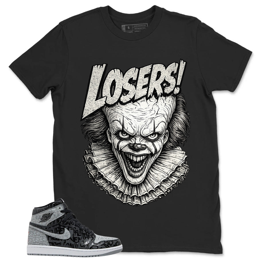 Black Rebellionaire 1s Zadago Shirt Loser IT Graphic