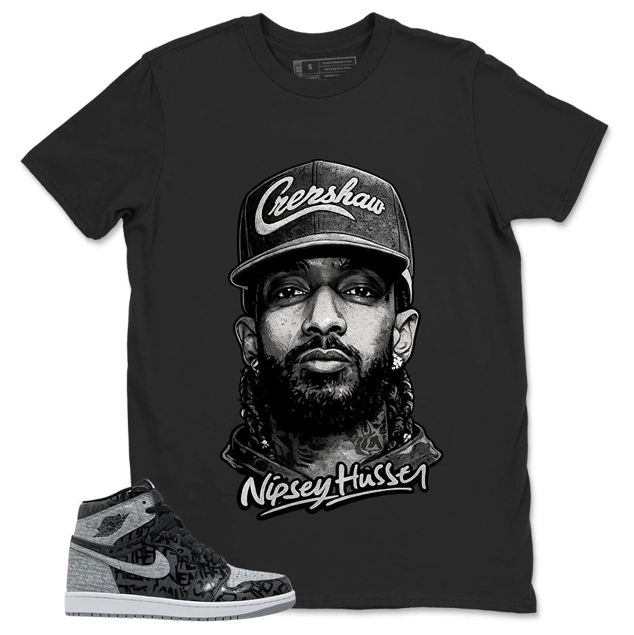 Black Rebellionaire 1s Zadago Shirt Nipsey Big Head Graphic