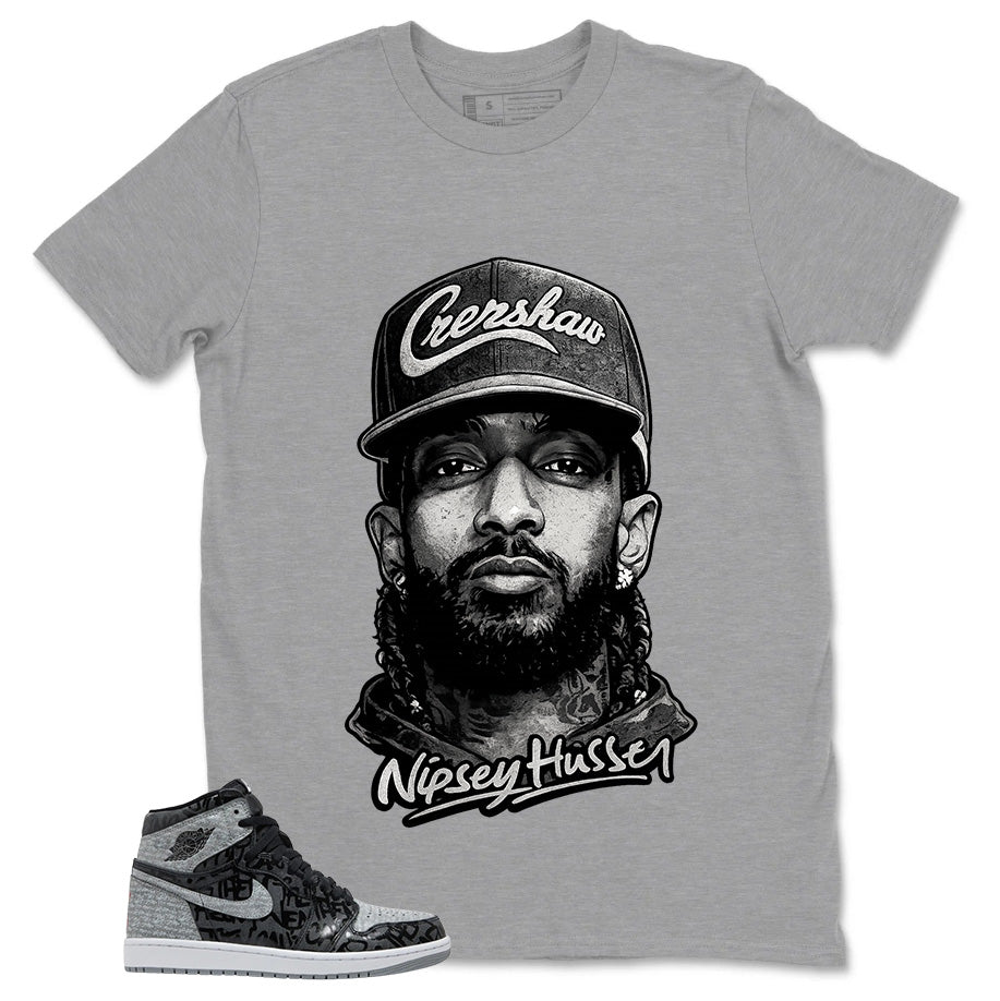 Black Rebellionaire 1s Zadago Shirt Nipsey Big Head Graphic