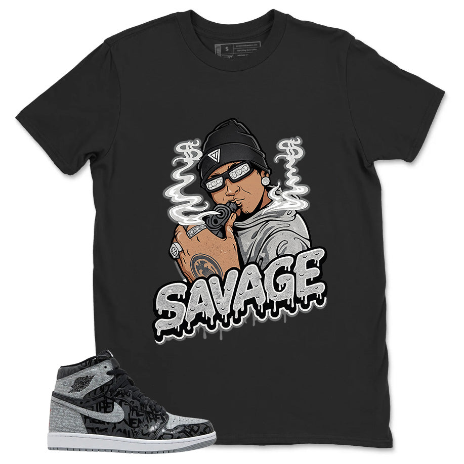 Black Rebellionaire 1s Zadago Shirt Savage Graphic