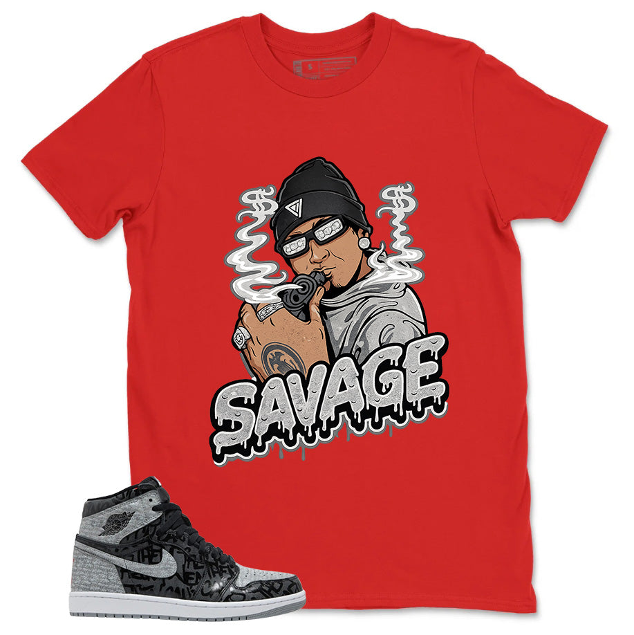 Black Rebellionaire 1s Zadago Shirt Savage Graphic