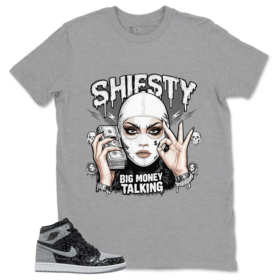 Black Rebellionaire 1s Zadago Shirt Shiesty Big Money Talking Graphic
