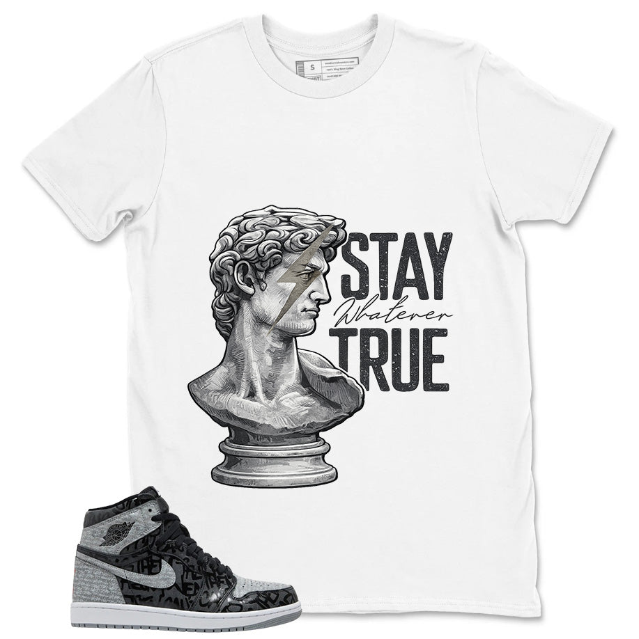 Black Rebellionaire 1s Zadago Shirt Stay True Graphic