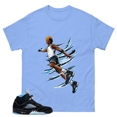 Black University Blue 6s Zadago Shirt Air Ball Graphic