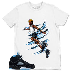 Black University Blue 6s Zadago Shirt Air Ball Graphic