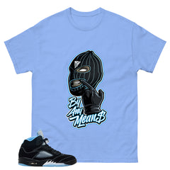 Black University Blue 6s Zadago Shirt By Any Means Graphic