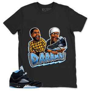 Black University Blue 6s Zadago Shirt Daaamn Sneaker Graphic