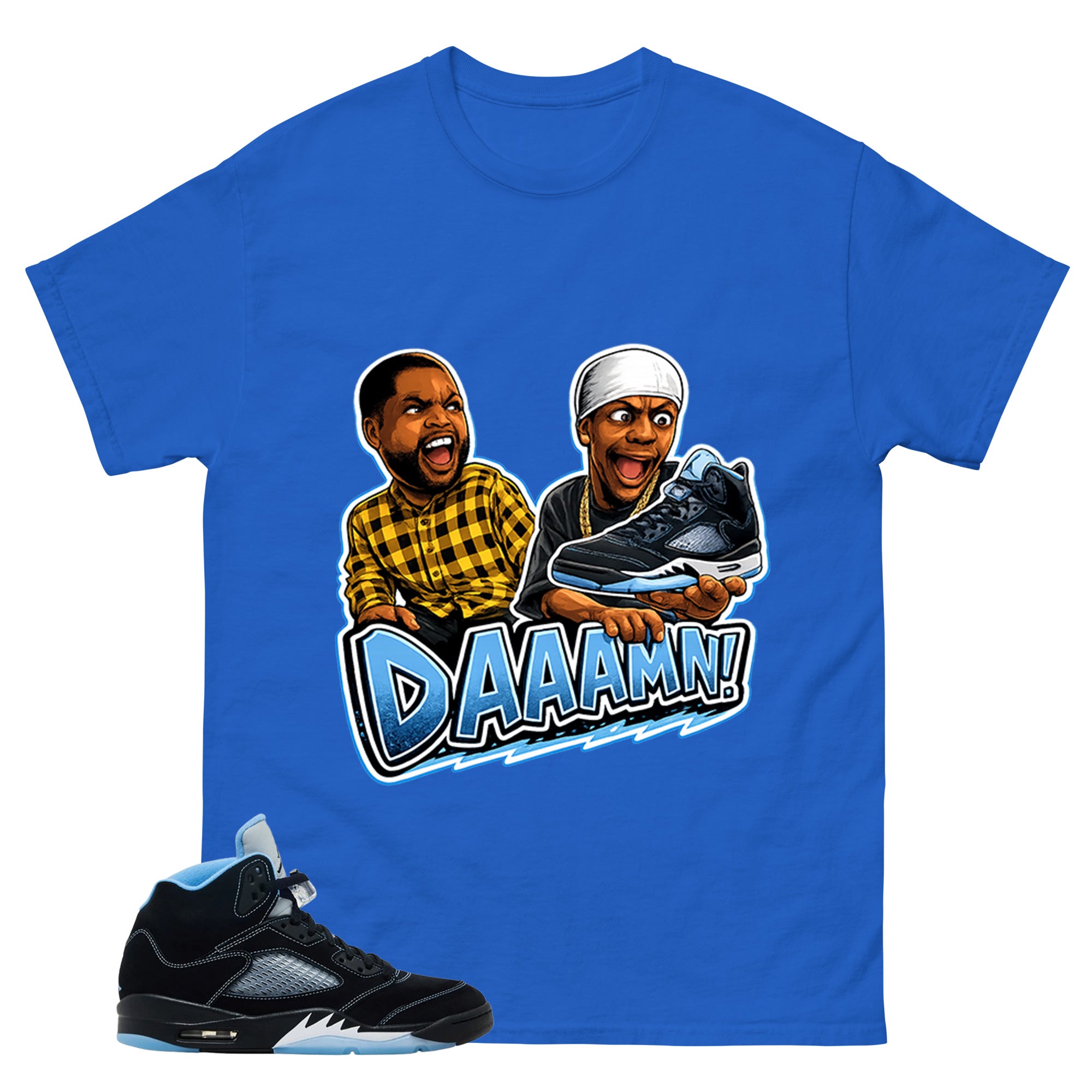 Black University Blue 6s Zadago Shirt Daaamn Sneaker Graphic
