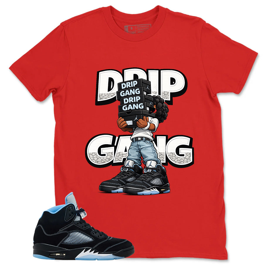 Black University Blue 6s Zadago Shirt Drip Gang Graphic